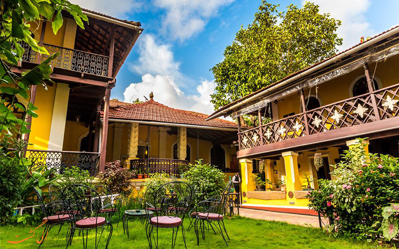 فضای آزاد با مبلمان اقامتگاه کاسا منزس (Casa Menzes Homestays) در گوا فضای آزاد با مبلمان اقامتگاه کاسا منزس (Casa Menzes Homestays) در گوا