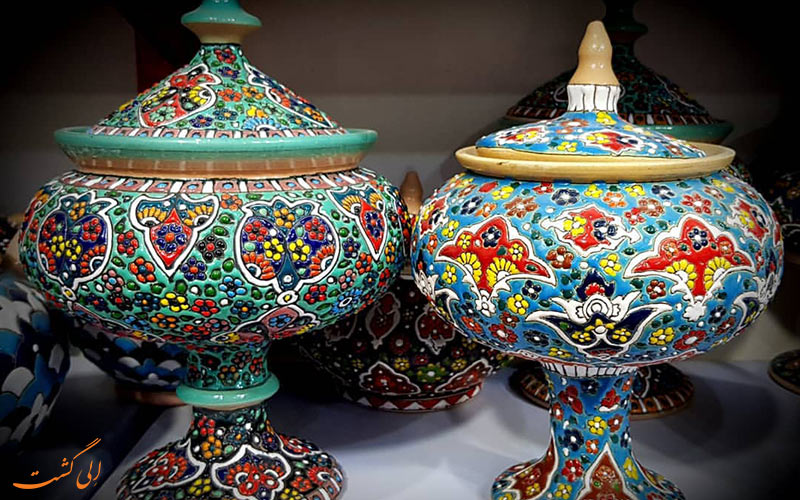 ظروف سفالی از سوغاتی های یزد ظروف سفالی از سوغاتی های یزد