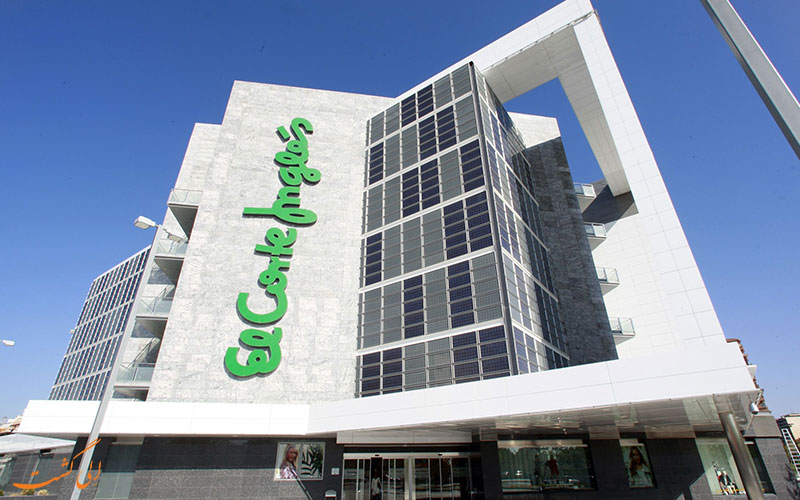 نمایی از ساختمان مرکز خرید El Corte Inglés نمایی از ساختمان مرکز خرید El Corte Inglés