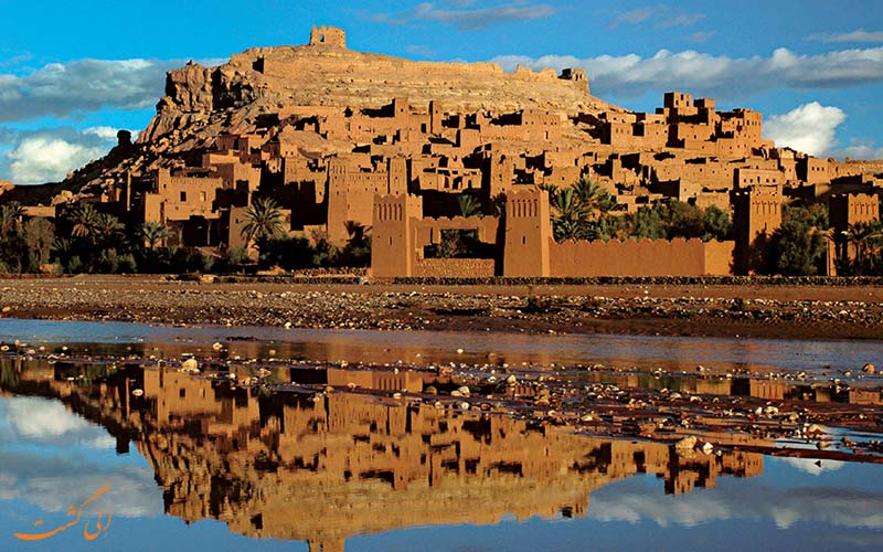 منظره ای از بناهای قدیمی در مراکش منظره ای از بناهای قدیمی در مراکش