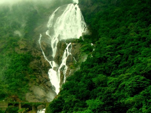 Dudhsagar-Falls-2 آبشار Dudhsagar