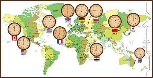 World-Times-Zones محدوده زمانی
