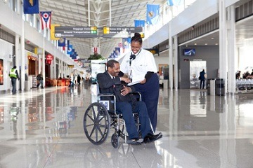 airport wheelchair فرودگاه