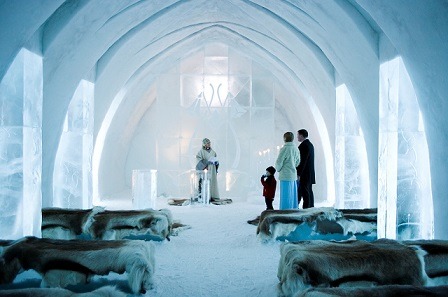 ice_hotel_holiday هتل یخی سوئد