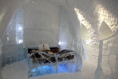 snow-room هتل یخی سوئد
