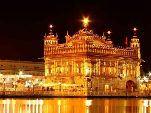Golden_Temple_Nightview جاذبه های هند