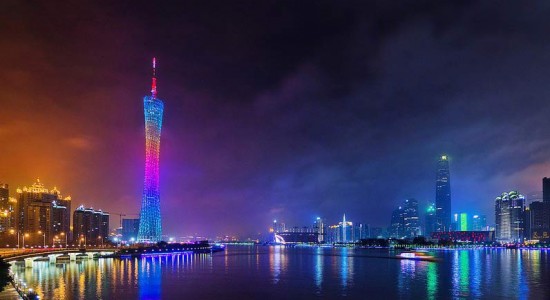 Guangzhou-China-Time-Lapse مکان های دیدنی گوانجو