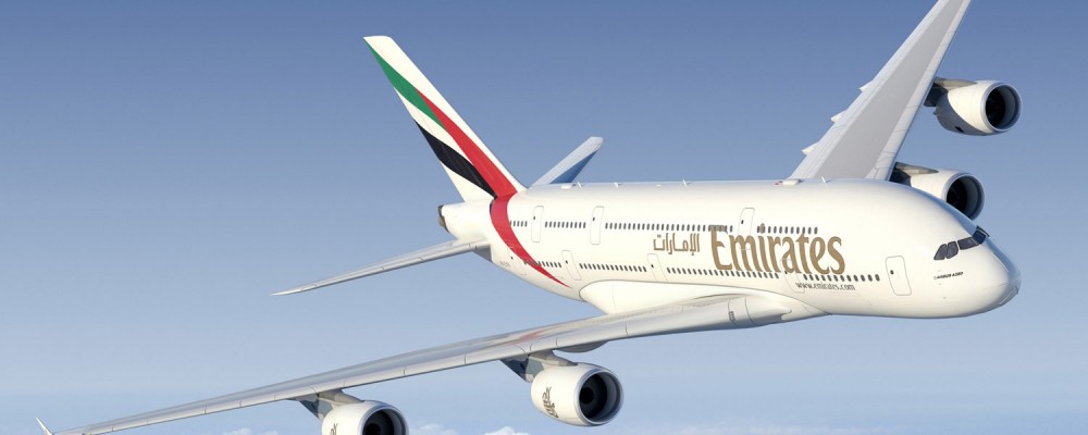 Emirates-A380-flying-15001 پرواز امارات