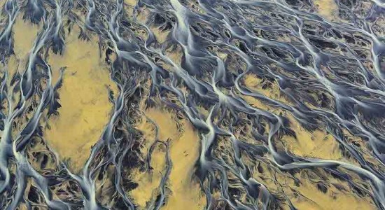 iceland-braided-river-22 رودخانه های بافته