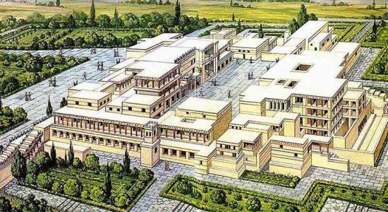 knossos_reconstruction تمدن های بشری