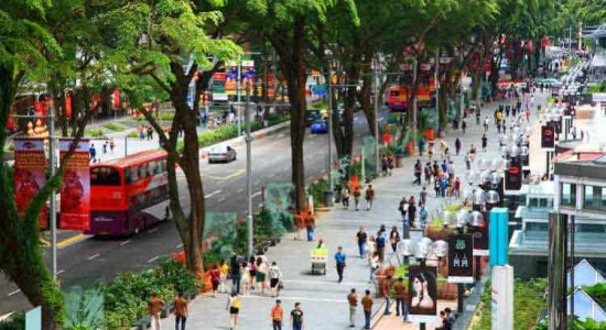 orchard-road مشهرترین خیابان ها