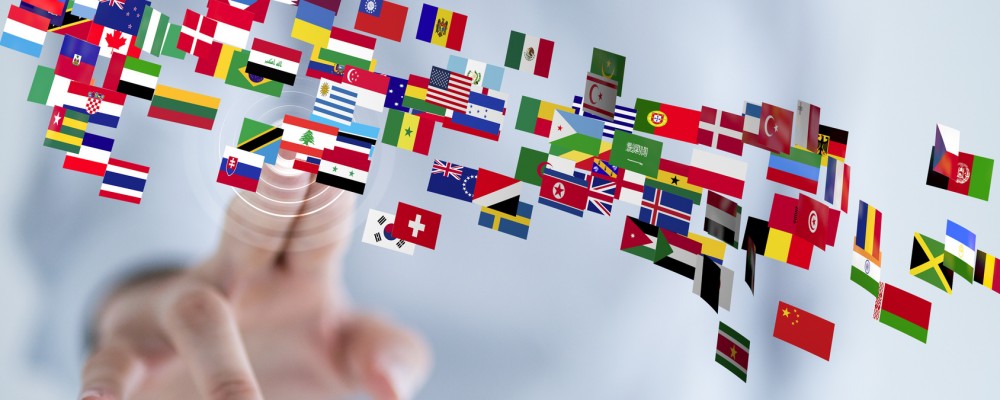 international flags یادگیری زبان