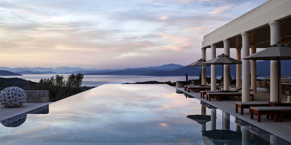 amanzoe hotel گرانترین هتل های اروپا