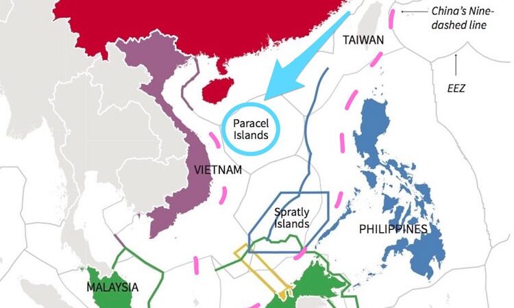plan Paracel Islands نقشه چشم اژدها