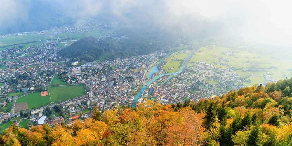 Interlaken_HarderKulm_swiss1 صلح طلب ترین کشورهای جهان