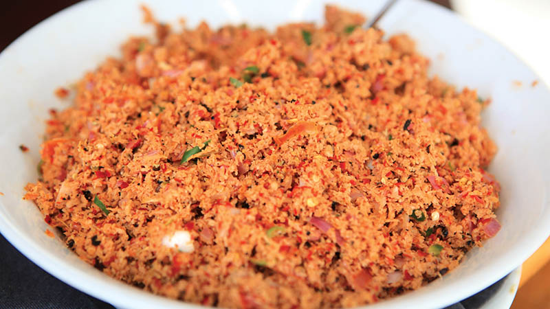 coconut sambol coconut sambol