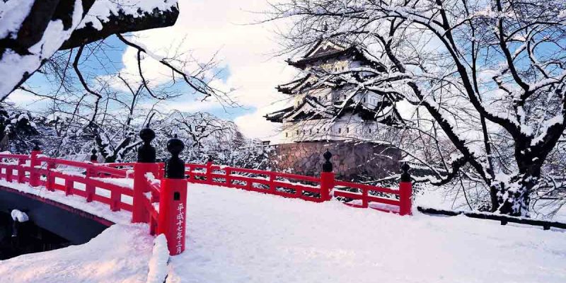 japan-aomori-prefecture-hirosaki-winter-snow-bridge-castel-ice-trees japan-aomori-prefecture-hirosaki-winter-snow-bridge-castel-ice-trees