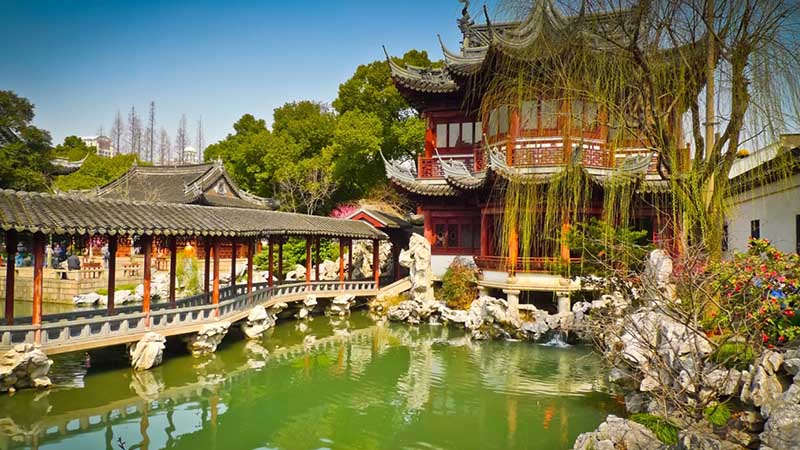 yuyuan garden is a famous classical garden shanghai