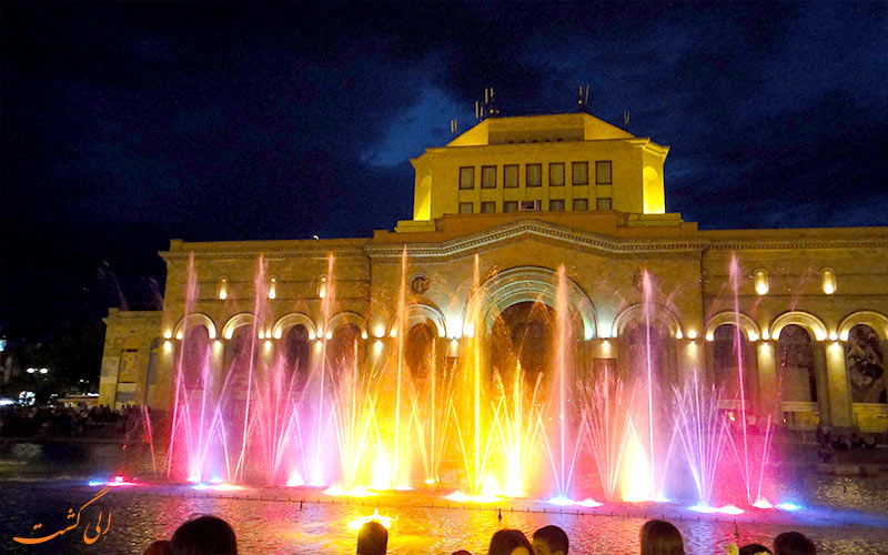 Yerevan-Fountains-فواره های موزیکال Yerevan-Fountains-فواره های موزیکال
