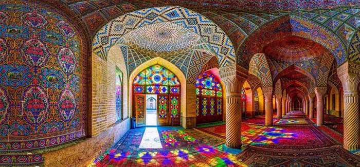 عکس مسجد نصیرالملک شیراز با کیفیت بالا