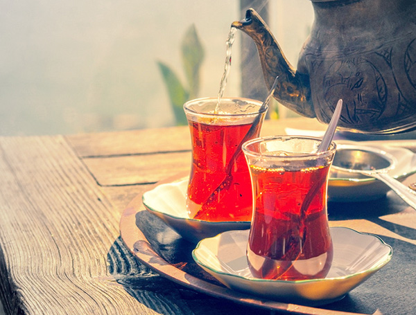 درست کردن چای ترکی درست کردن چای ترکی