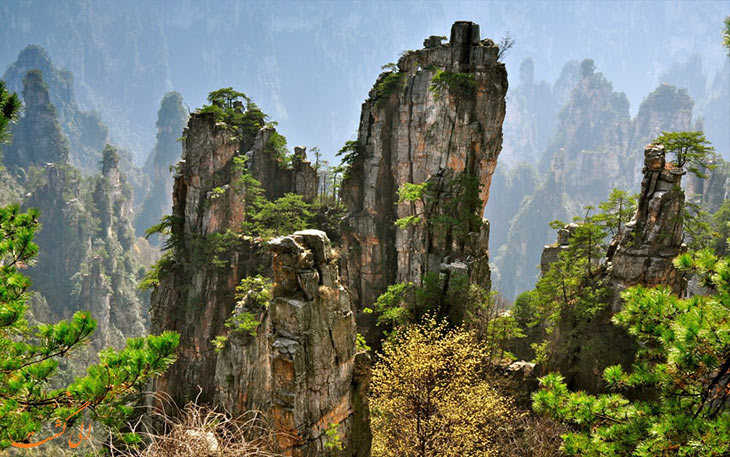 کوهستان زیبای تیانزی در چین