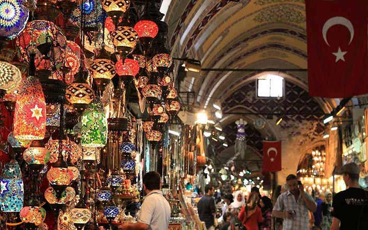 نمایی دیدنی از بازار استانبول نمایی دیدنی از بازار استانبول