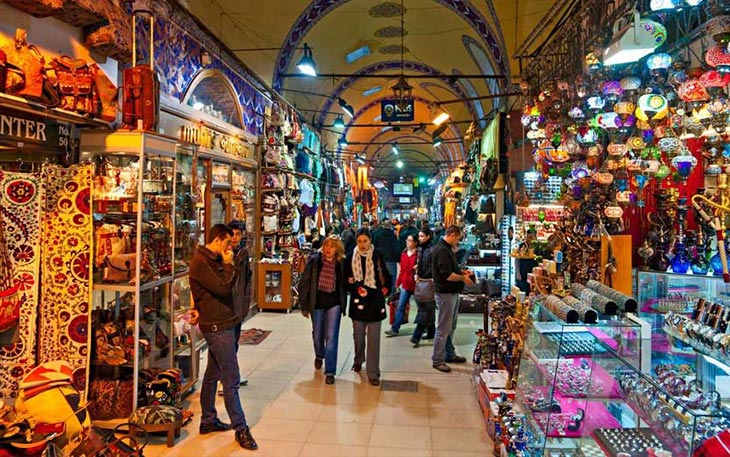 دالان های بازار بزرگ استانبول دالان های بازار بزرگ استانبول