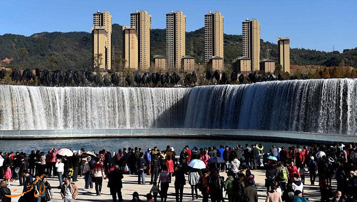 بزرگترین آبشار ساخت بشر در آسیا بزرگترین آبشار ساخت بشر در آسیا