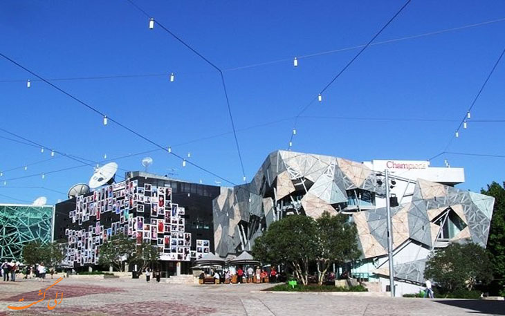 Federation Square, Melbourne, Australia زشت ترین ساختمان های دنیا