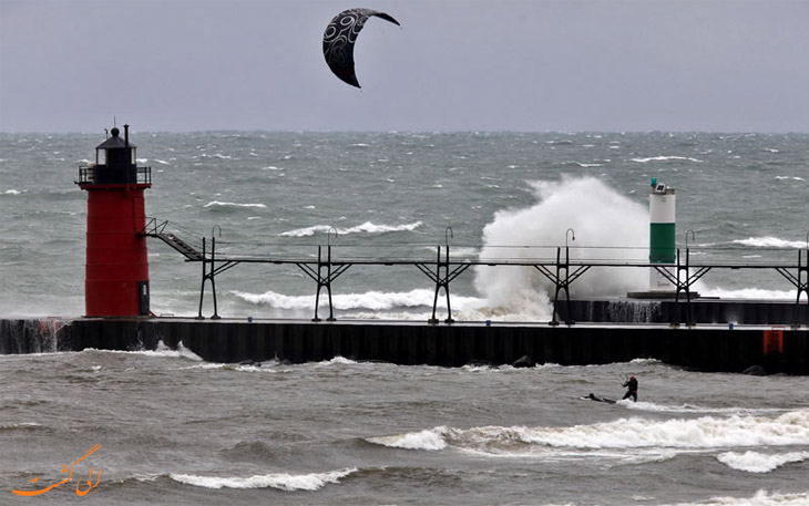 Lake Michigan دریاچه های خطرناک جهان