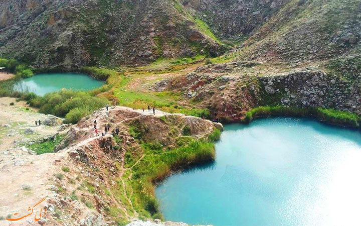 دریاچه دوقلوی آبدانان دریاچه دوقلوی آبدانان