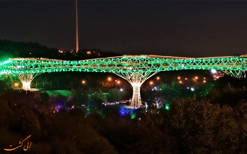 دانلود عکس از پل طبیعت تهران