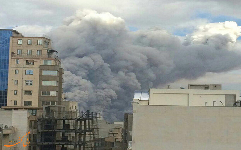 دودهای ناشی از آتش سوزی تالاب میقان در شهر اراک دودهای ناشی از آتش سوزی تالاب میقان در شهر اراک