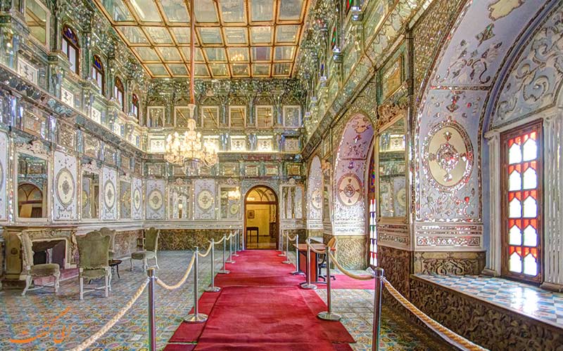 نمای داخلی کاخ شمس العماره نمای داخلی کاخ شمس العماره