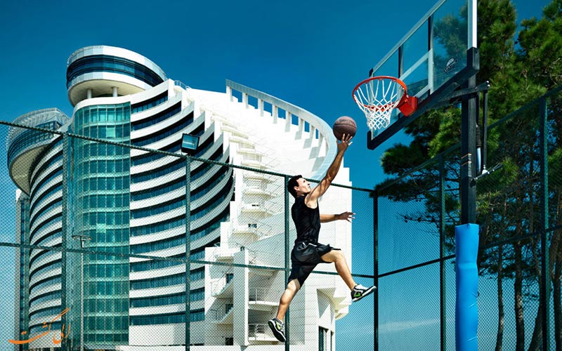 BILGAH BEACH HOTEL-eligasht.com زمین تنیس BILGAH BEACH HOTEL-eligasht.com زمین تنیس