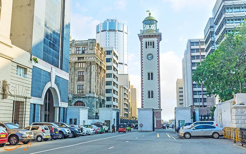 برج ساعت در قلعه کلمبو برج ساعت در قلعه کلمبو