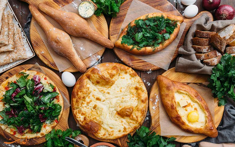 غذاهای نواحی مختلف گرجستان غذاهای نواحی مختلف گرجستان