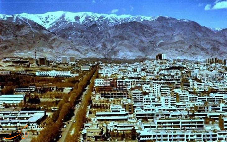 عکس هوایی از تهران قدیم