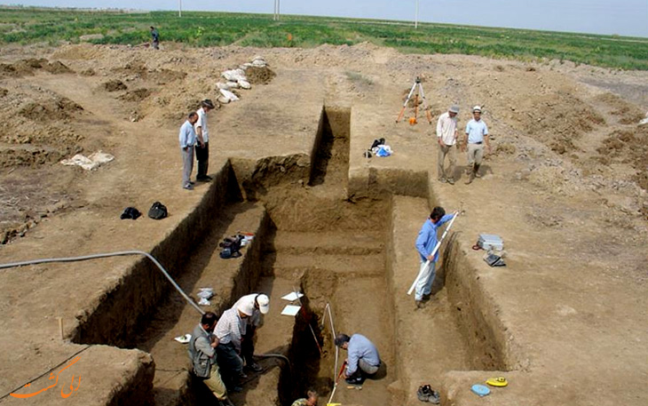 خندق های اطراف دیوار دفاعی گرگان خندق های اطراف دیوار دفاعی گرگان