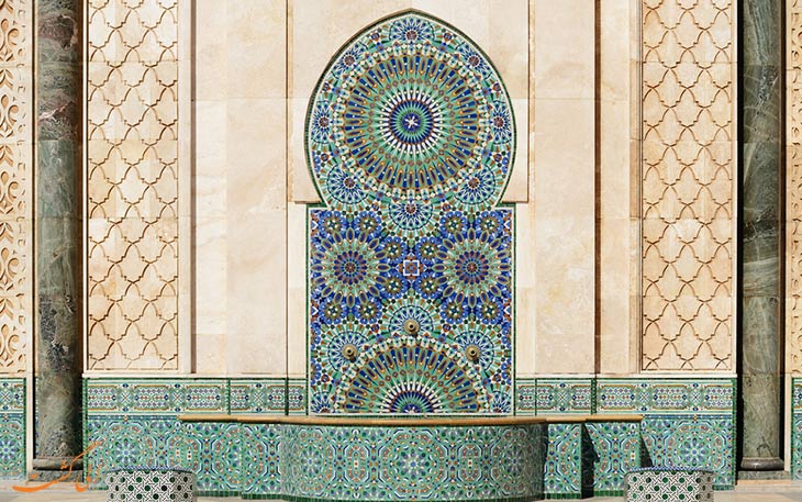 معماری مسجد کازابلانکا معماری مسجد کازابلانکا