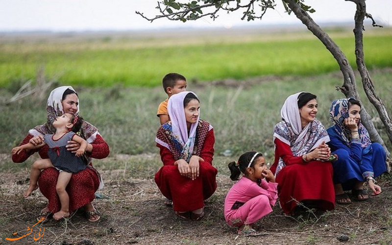 لباس محلی ترکمن ها لباس محلی ترکمن ها