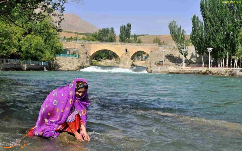 نمایی زیبا از پل زمان خان نمایی زیبا از پل زمان خان