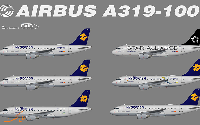 هواپیمای ایرباس A319 هواپیمای ایرباس A319