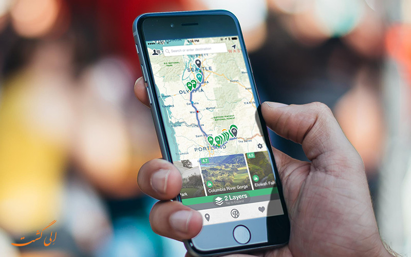 اپلیکیشن Roadtrippers-نکات مهم سفر اپلیکیشن Roadtrippers-نکات مهم سفر