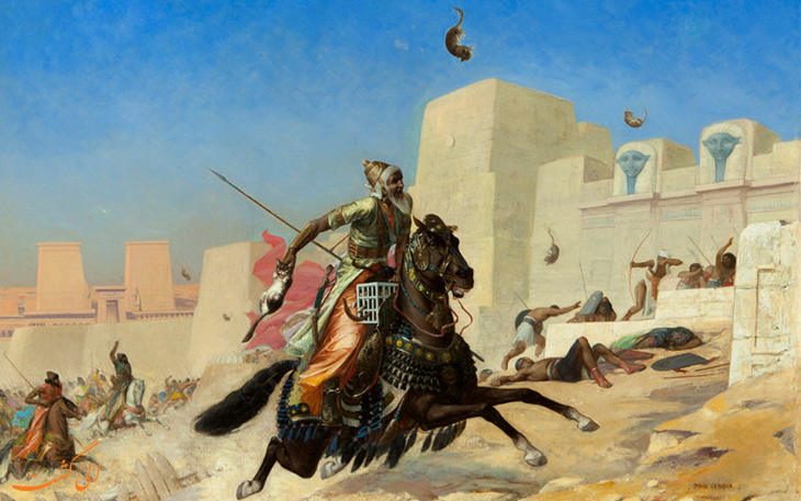 کمبوجیه دوم در نبرد با مصر باستان کمبوجیه دوم در نبرد با مصر باستان