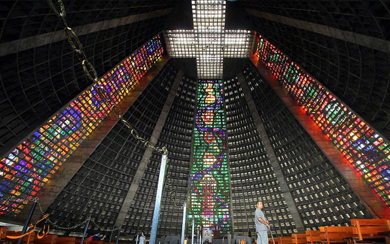 کلیسای جامع سنت سباستین، برزیل | Metropolitan Cathedral of Saint Sebastian کلیسای جامع سنت سباستین، برزیل | Metropolitan Cathedral of Saint Sebastian