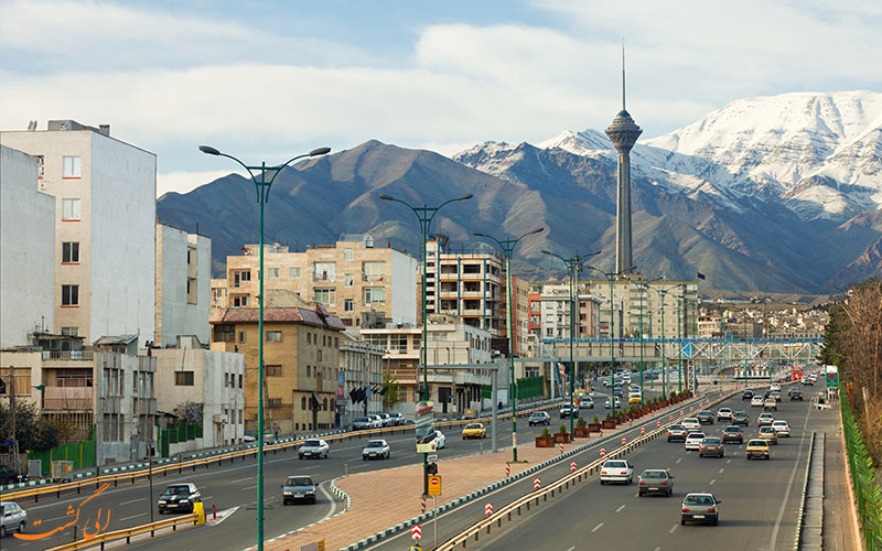 نمایی از برج میلاد تهران نمایی از برج میلاد تهران