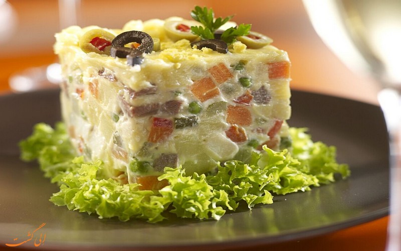 سالاد گوشت سالاد گوشت