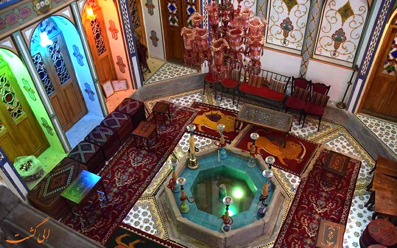 فضاهای مختلف خانه ملا باشی اصفهان فضاهای مختلف خانه ملا باشی اصفهان